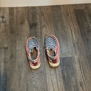 Hey Dude Kids Moccasins - Stars and Stripes